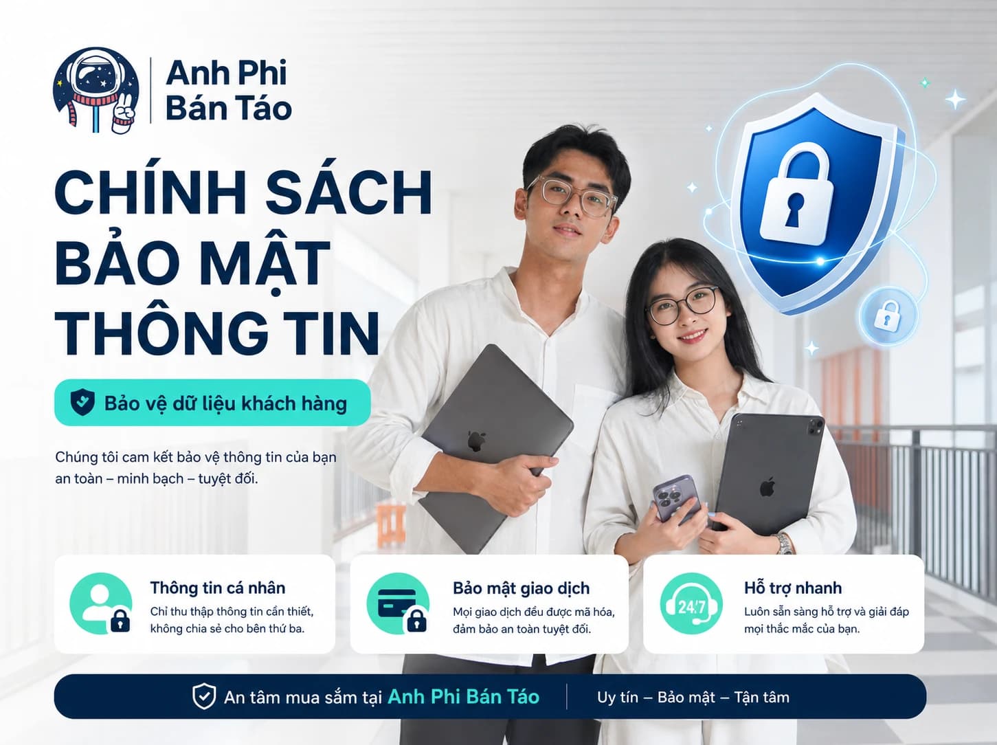 CHÍNH SÁCH BẢO MẬT THÔNG TIN
