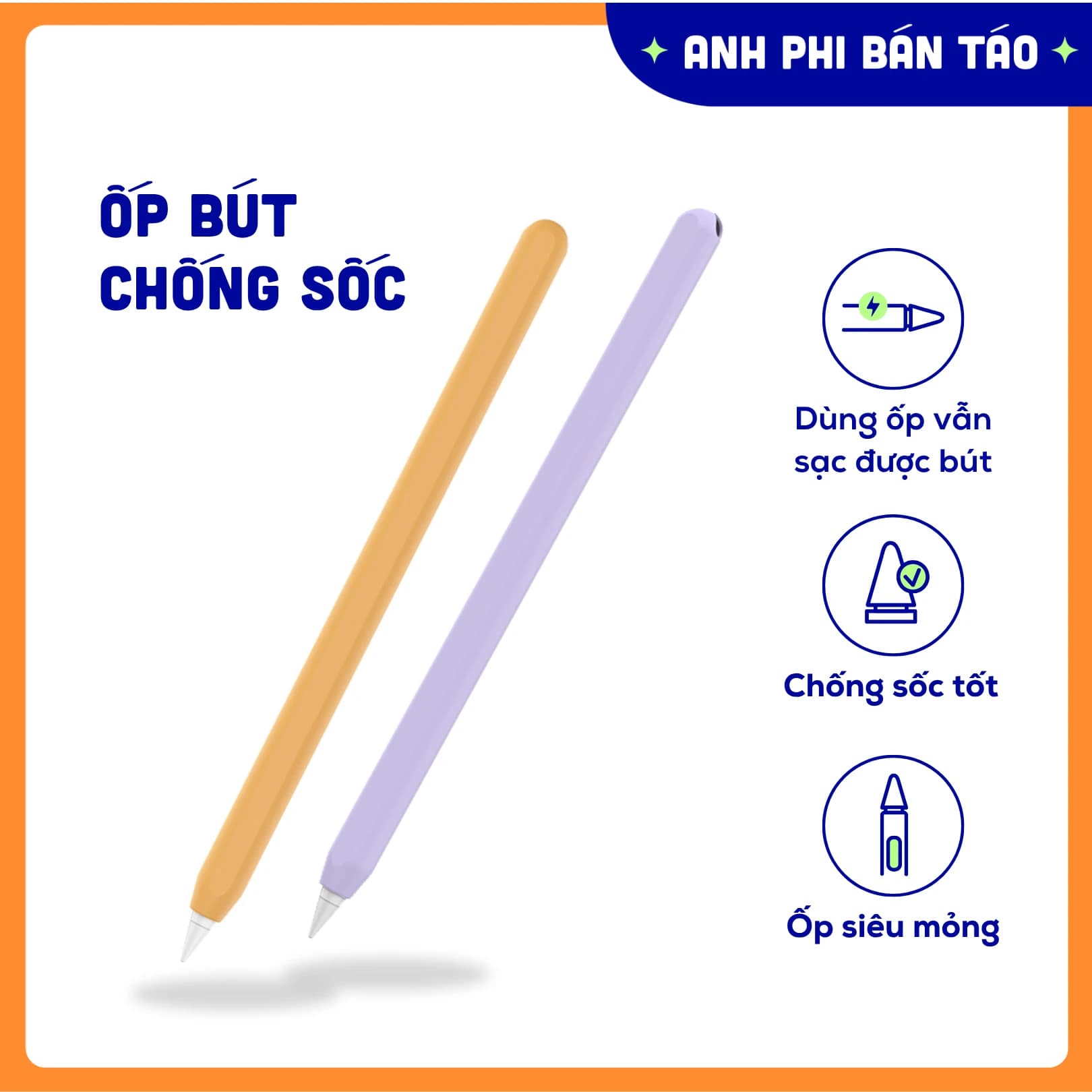 Ốp Bút Chống Sốc Bảo Vệ Dành Cho Bút Cảm Ứng