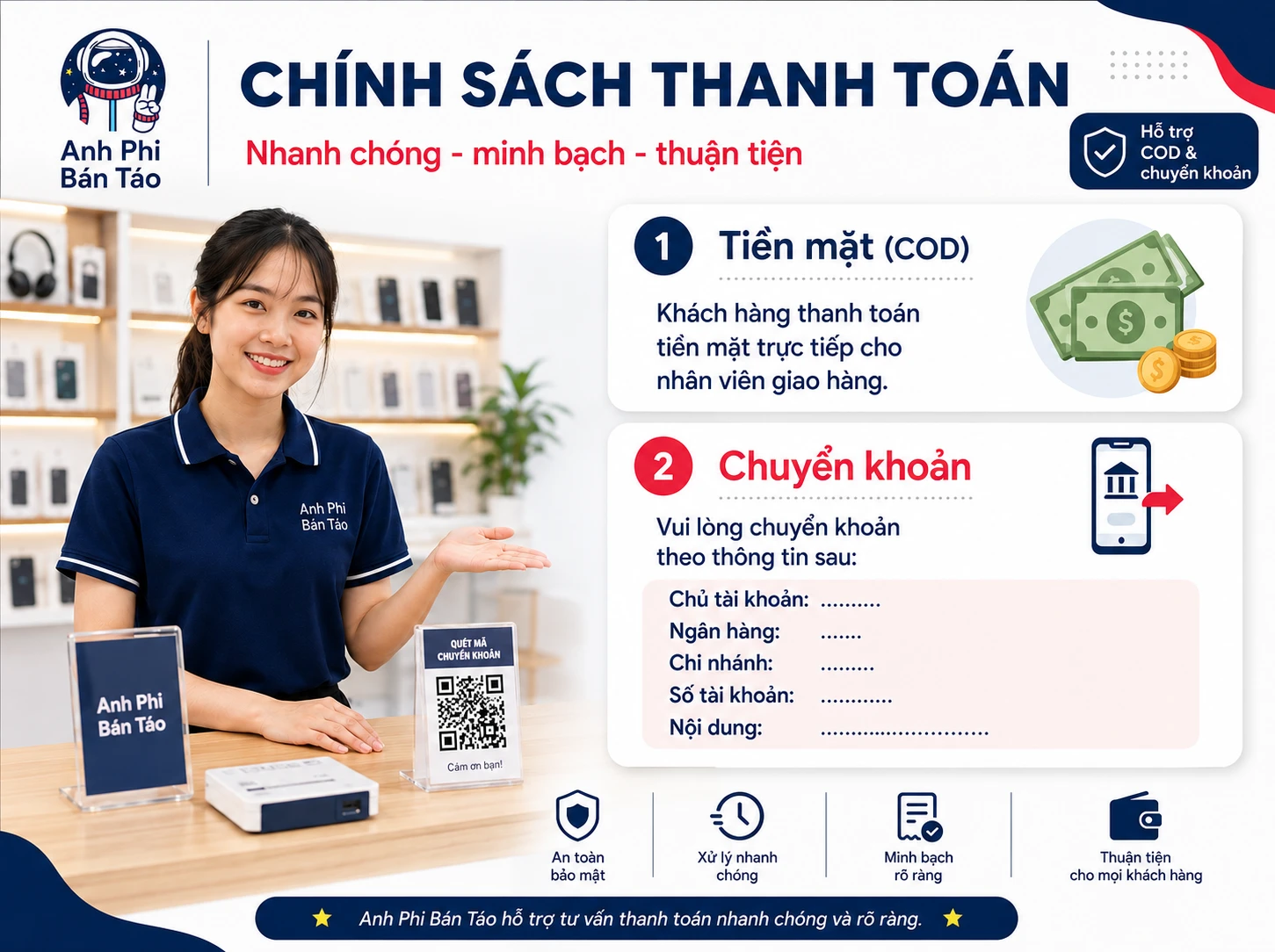 CHÍNH SÁCH THANH TOÁN