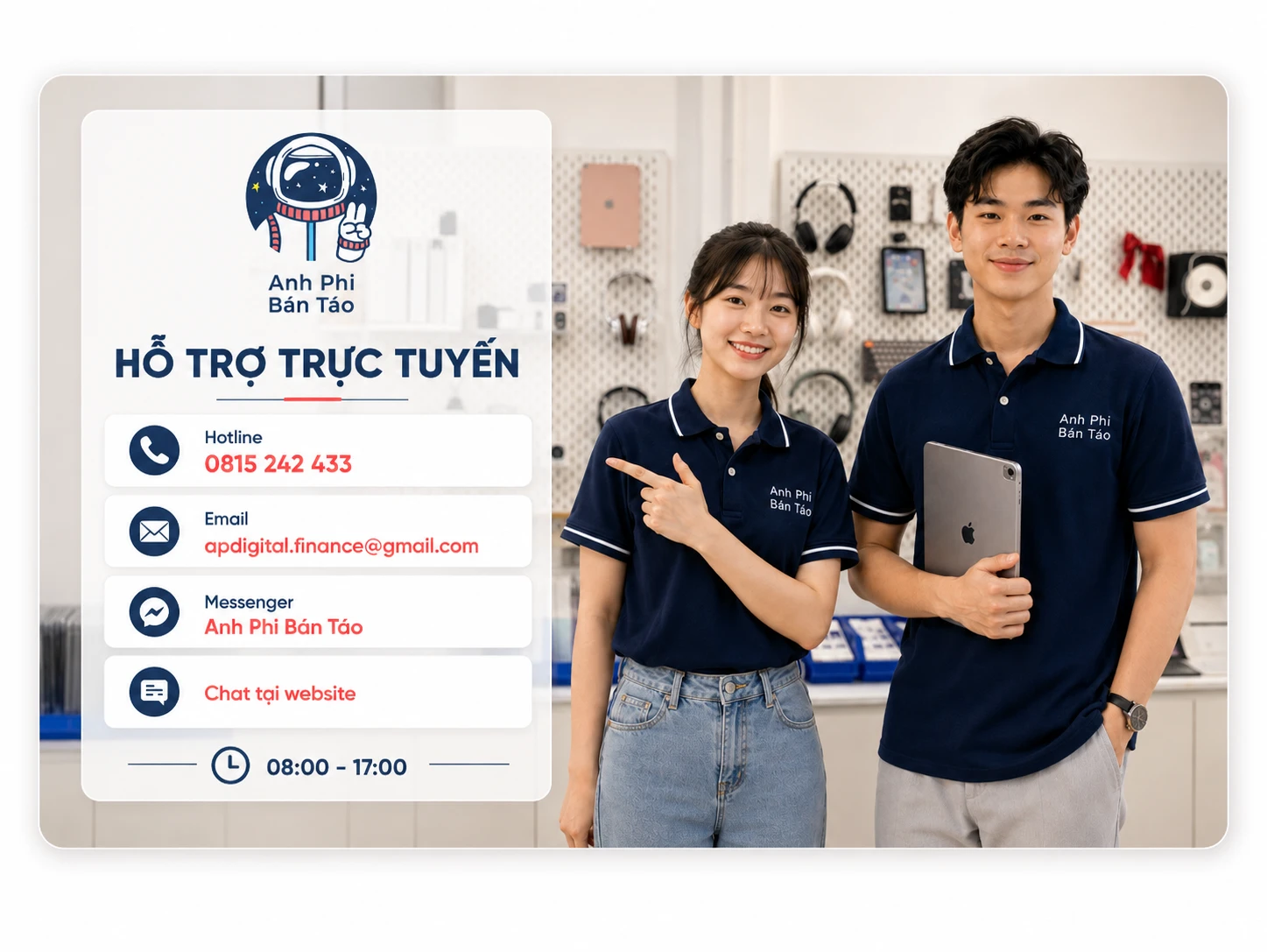HÌNH THỨC HỖ TRỢ TRỰC TUYẾN