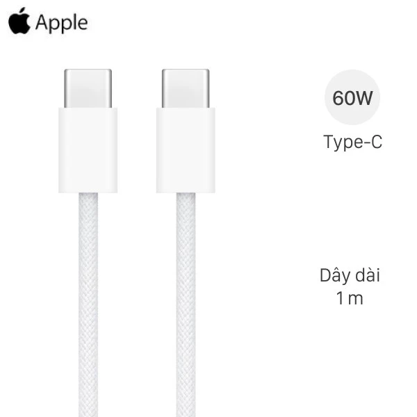 Dây Cáp Sạc Apple Type-C -  Type-C | 1M 